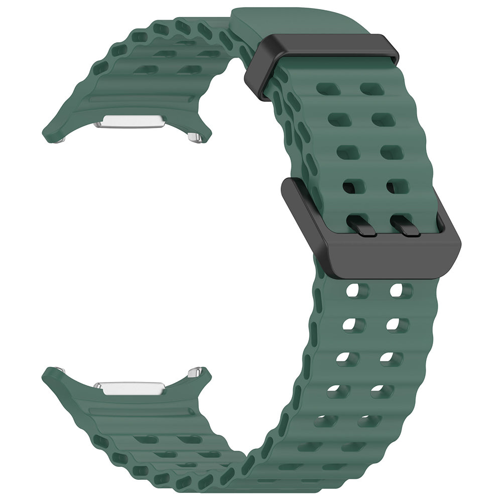 Curea smartwatch Techsuit Watchband (W062) compatibil cu Samsung Galaxy Watch Ultra 47mm / Watch Ultra 2, Verde