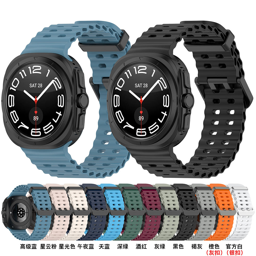 TechSuit Curea smartwatch Techsuit Watchband (W062) compatibil cu Samsung Galaxy Watch Ultra 47mm / Watch Ultra 2, Bleum