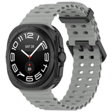 Curea smartwatch Techsuit Watchband (W062) compatibil cu Samsung Galaxy Watch Ultra 47mm / Watch Ultra 2, Gri