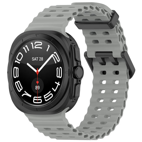 Curea smartwatch Techsuit Watchband (W062) compatibil cu Samsung Galaxy Watch Ultra 47mm / Watch Ultra 2, Gri
