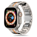 Curea smartwatch Techsuit Watchband 22mm (W063) compatibil cu Huawei Watch GT 2 (46mm)/GT 2 Pro/GT 3 Pro (46mm)/Xiaomi Watch S1, Titanium Orange