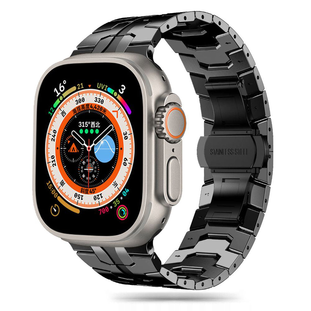 Curea smartwatch Techsuit Watchband 22mm (W063) compatibil cu Huawei Watch GT 2 (46mm)/GT 2 Pro/GT 3 Pro (46mm)/Ultimate/Xiaomi Watch S1, Negru