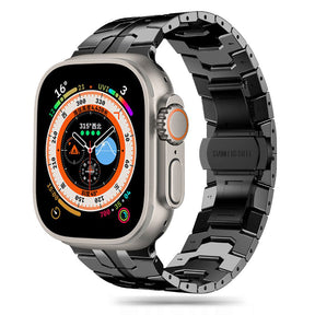 Curea smartwatch Techsuit Watchband 22mm (W063) compatibil cu Huawei Watch GT 2 (46mm)/GT 2 Pro/GT 3 Pro (46mm)/Ultimate/Xiaomi Watch S1, Negru