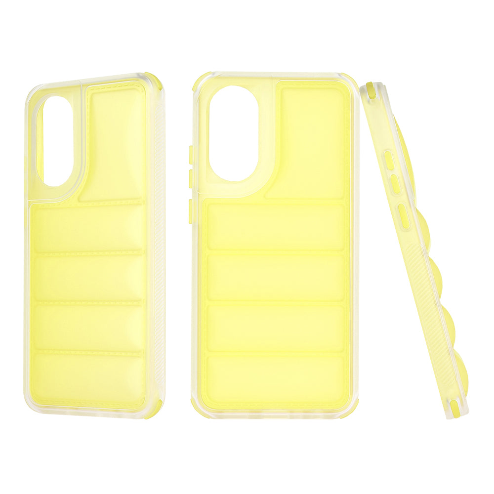 Husa de protectie Techsuit Wave Shield compatibil cu Oppo A78 4G, Galben