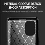 Husa de protectie Techsuit Carbon Silicone compatibil cu OnePlus 9, Negru