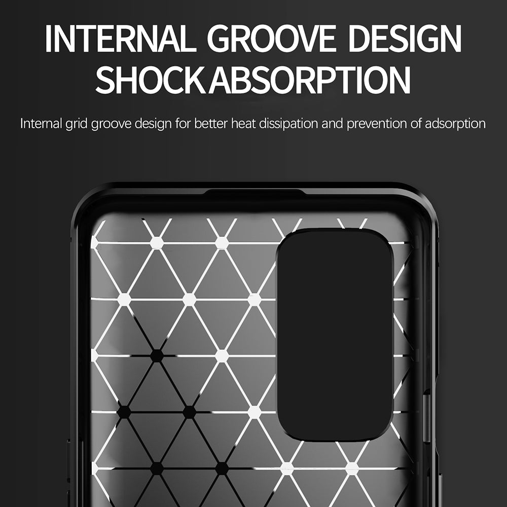 Husa de protectie Techsuit Carbon Silicone compatibil cu OnePlus 9 Pro, Negru