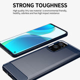 Husa de protectie Techsuit Carbon Silicone compatibil cu OnePlus 9 Pro, Negru