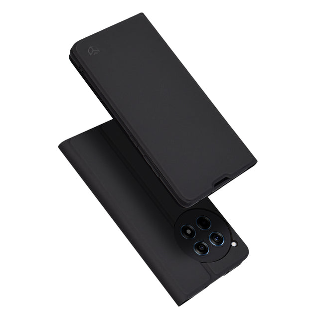 Husa de protectie Techsuit Magskin Book compatibil cu OnePlus 12R, Negru