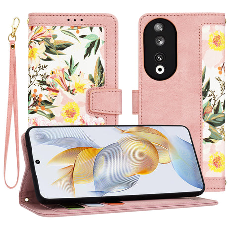 Husa de protectie Techsuit FlipCraft compatibil cu Honor 90, Sweetheart Pink