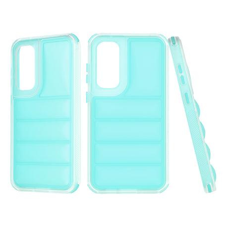 Husa de protectie Techsuit Wave Shield compatibil cu Samsung Galaxy S23 FE, Turcoaz
