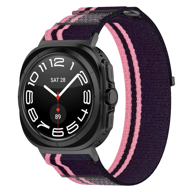 Curea smartwatch Techsuit Watchband (W054) compatibil cu Samsung Galaxy Watch Ultra 47mm / Watch Ultra 2, Roz / Black