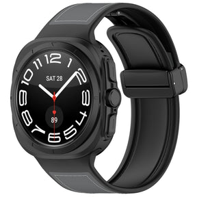 Curea smartwatch Techsuit Watchband (W056) compatibil cu Samsung Galaxy Watch Ultra 47mm / Watch Ultra 2, Gri