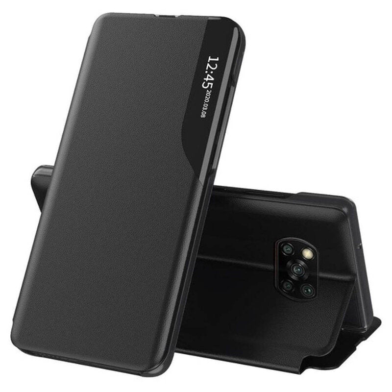 Husa de protectie Techsuit eFold Series compatibil cu Xiaomi Poco X3 / Poco X3 NFC / Poco X3 Pro, Negru