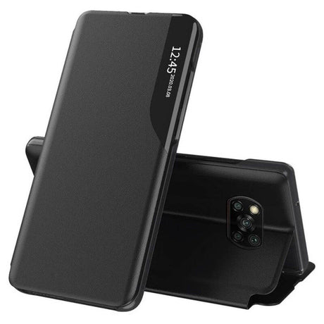 Husa de protectie Techsuit eFold Series compatibil cu Xiaomi Poco X3 / Poco X3 NFC / Poco X3 Pro, Negru