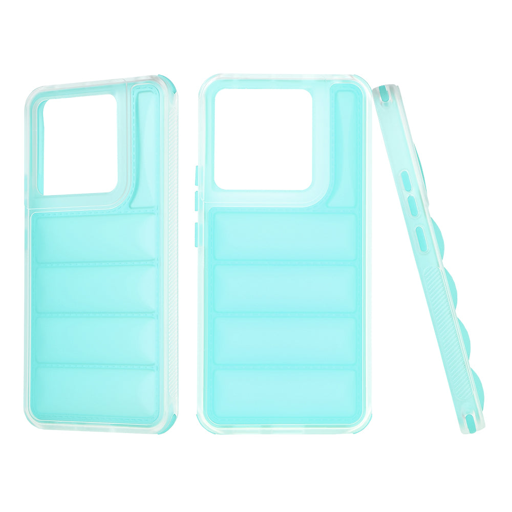 Husa de protectie Techsuit Wave Shield compatibil cu Xiaomi Redmi Note 13 Pro 5G / Poco X6, Turcoaz