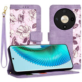 Husa de protectie Techsuit FlipCraft compatibil cu Honor Magic6 Lite, Mysterious Purple