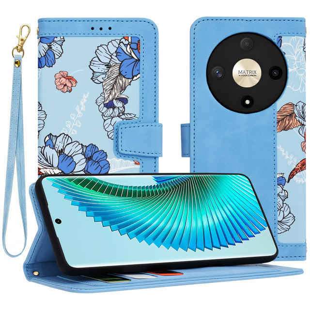 Husa de protectie Techsuit FlipCraft compatibil cu Honor Magic6 Lite, Vibrant Blue