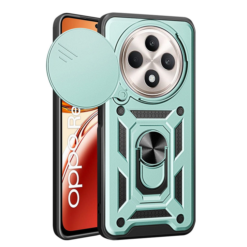 Husa de protectie Techsuit CamShield Series compatibil cu Oppo Reno12 F 4G / Reno12 F 5G / Reno12 FS 4G / Reno12 FS 5G, Verde