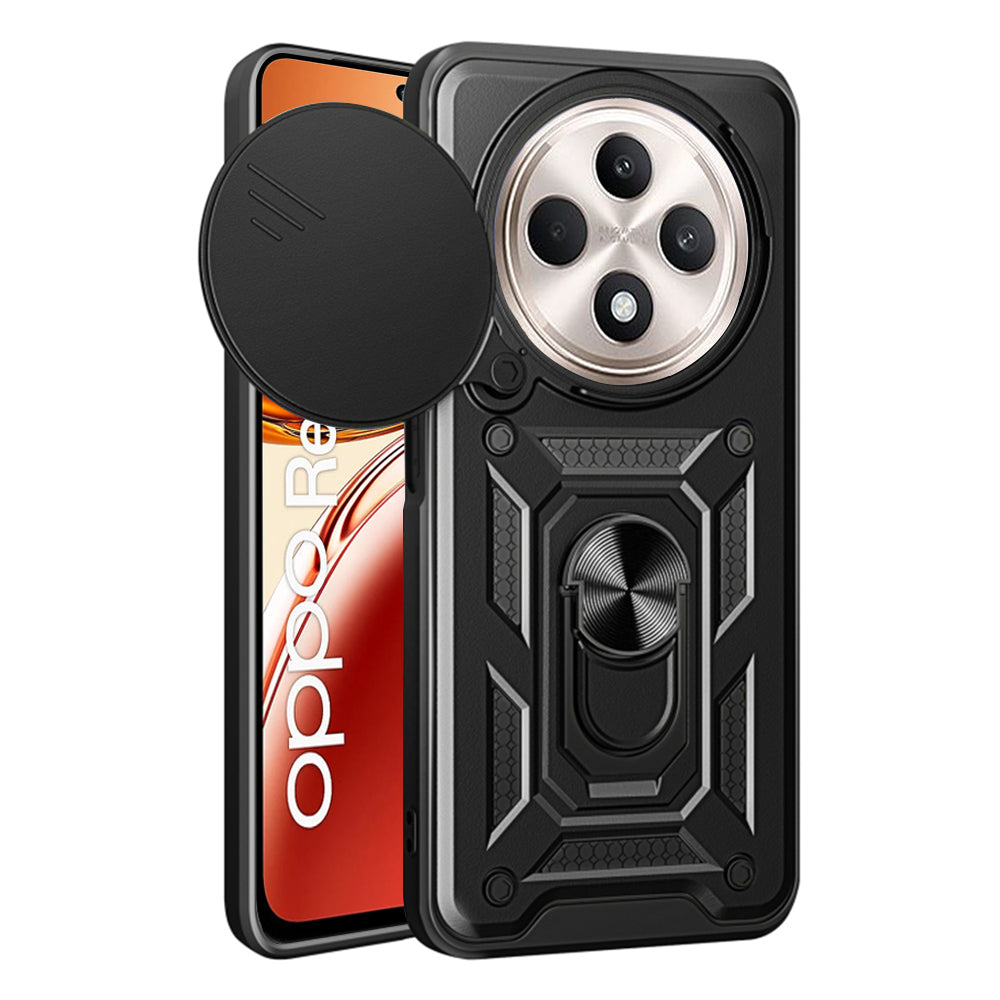 Husa de protectie Techsuit CamShield Series compatibil cu Oppo Reno12 F 4G / Reno12 F 5G / Reno12 FS 4G / Reno12 FS 5G, Negru