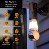 Imou Indoor Wi-Fi Bulb Cam (IPC-S6DP-5M0WEB-E27), 5MP, E27 Light Bulb, Built-in Mic, Human Detection, Night Vision, Alb