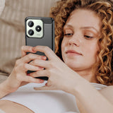 Husa de protectie Techsuit Carbon Silicone compatibil cu Realme C61 / Realme C63, Negru
