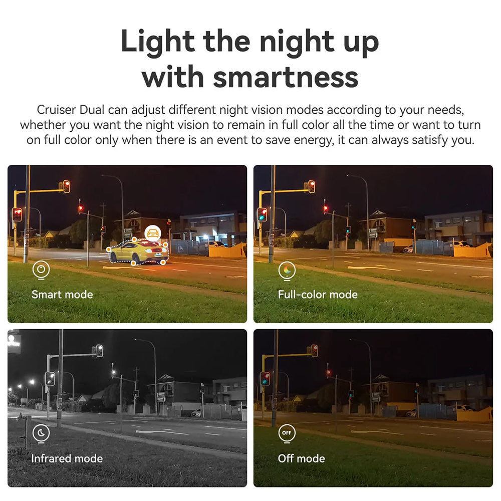 Imou Outdoor Camera Cruiser Dual (IPC-S7XP-8M0WED-0360B), 8MP, Two-way Talk, Human Detection, Night Vision, IP66, Alb