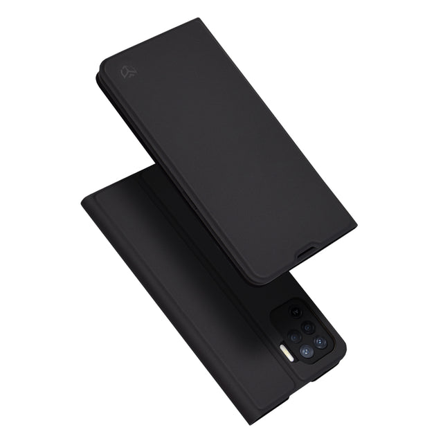 Husa de protectie Techsuit Magskin Book compatibil cu Oppo Reno5 Lite / Oppo A94 4G, Negru