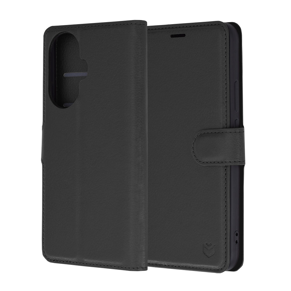 Husa de protectie Techsuit Leather Folio compatibil cu Huawei nova 11 / nova 12s, Negru