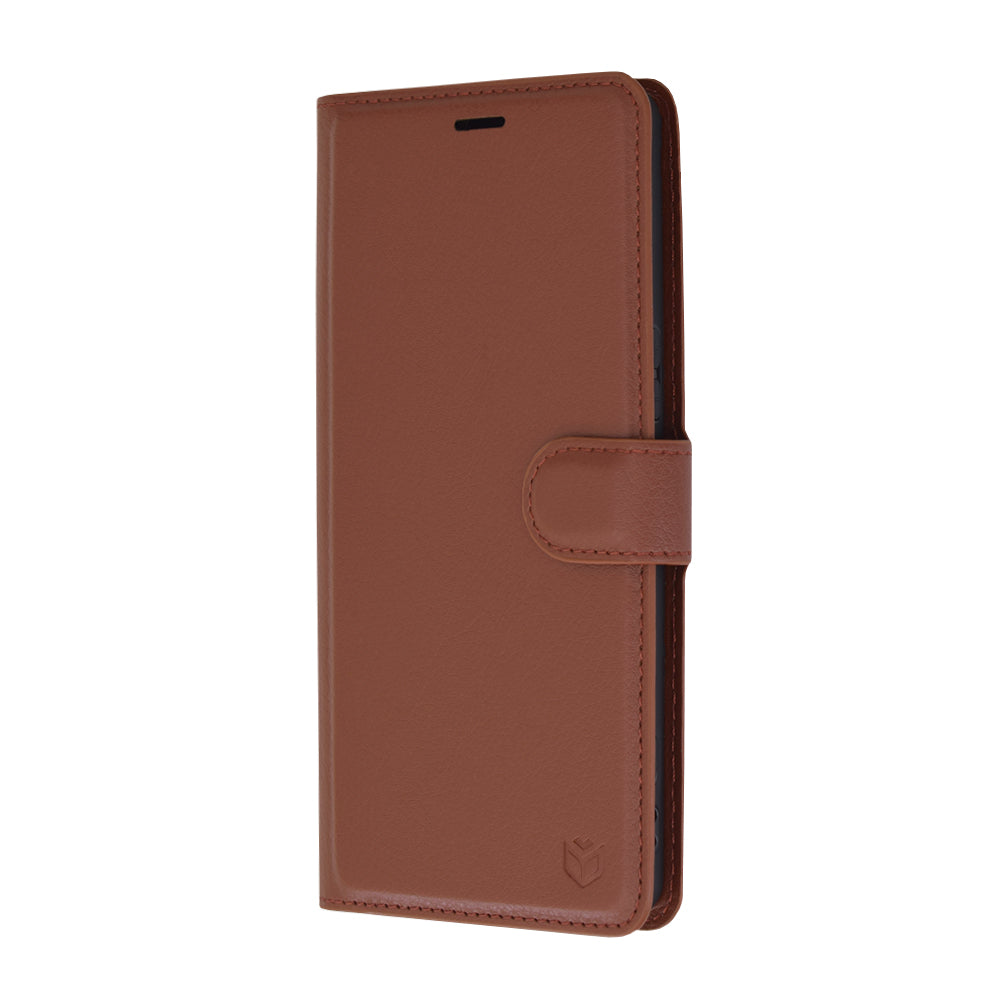 Husa de protectie Techsuit Leather Folio compatibil cu Sony Xperia 1 VI, Maro