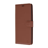 Husa de protectie Techsuit Leather Folio compatibil cu Sony Xperia 1 VI, Maro