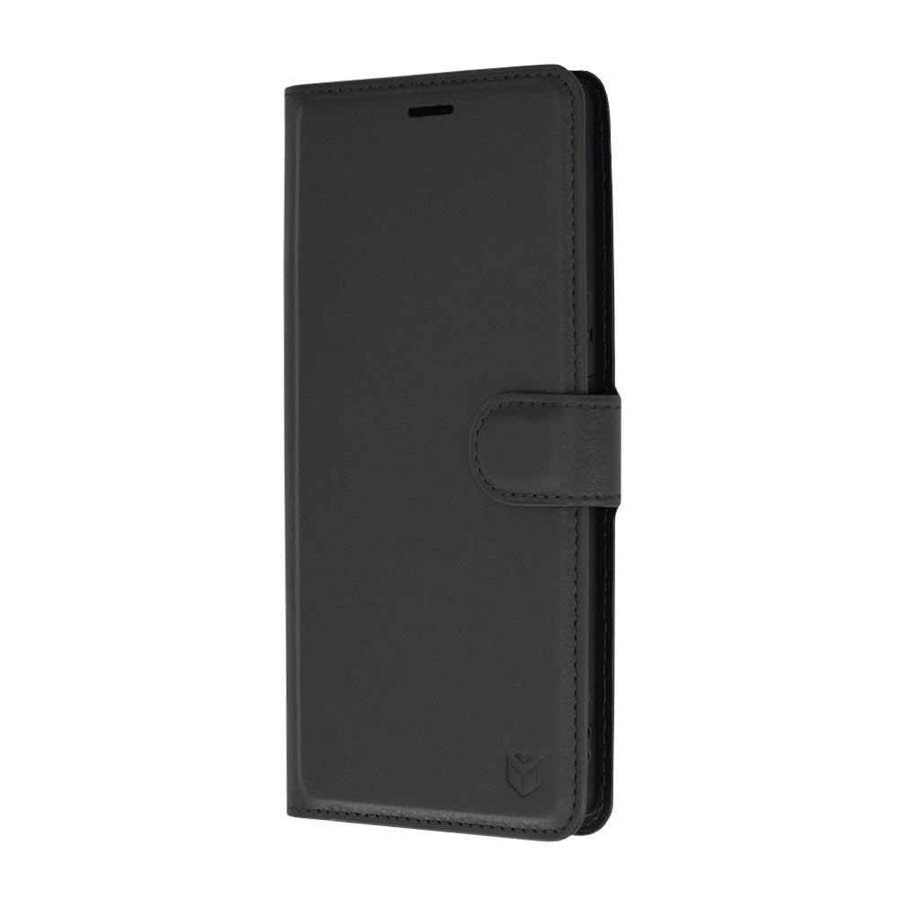 Husa de protectie Techsuit Leather Folio compatibil cu Sony Xperia 1 VI, Negru