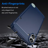 Husa de protectie Techsuit Carbon Silicone compatibil cu Nothing CMF Phone 1, Albastru