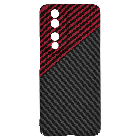 Husa de protectie Techsuit Carbonite FiberShell compatibil cu Honor 90, Rosu Vortex