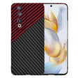 Husa de protectie Techsuit Carbonite FiberShell compatibil cu Honor 90, Rosu Vortex