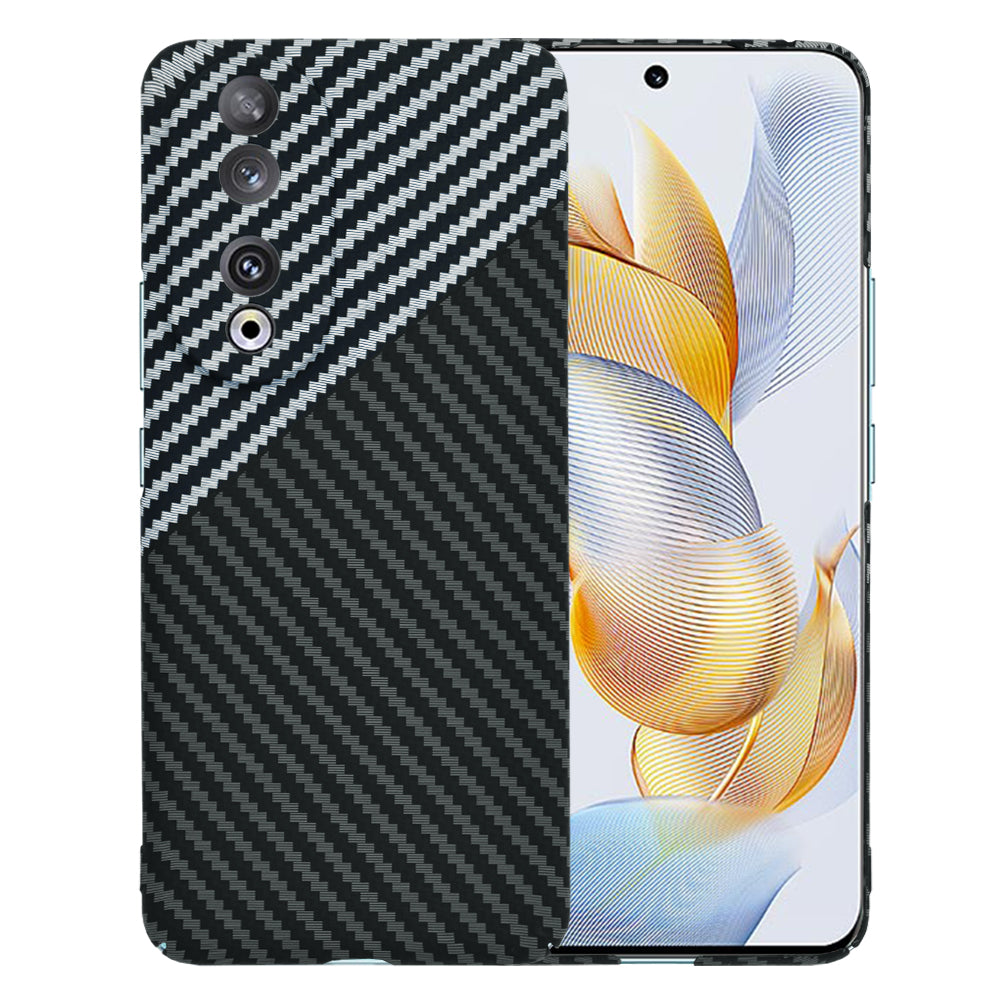 Husa de protectie Techsuit Carbonite FiberShell compatibil cu Honor 90, Stealth Gray