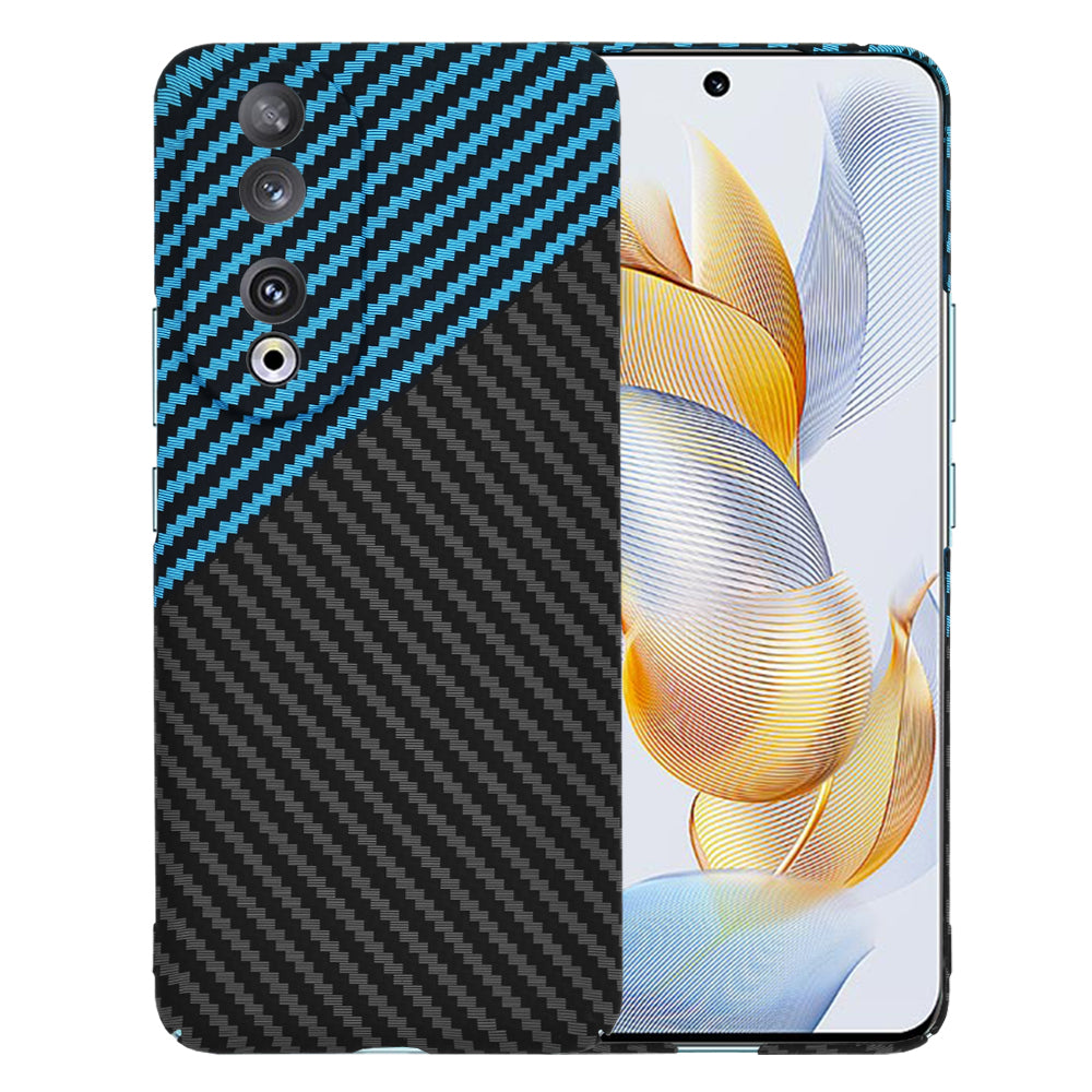 Husa de protectie Techsuit Carbonite FiberShell compatibil cu Honor 90, Albastru Pulse