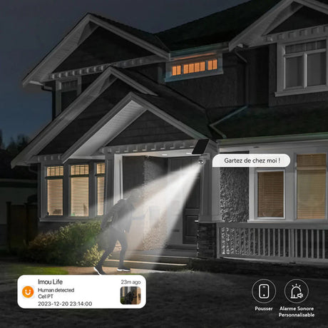 Imou Outdoor Camera Cell PT (IPC-K9EP-3T0WE), 3MP, Two-way Talk, Type-C, 15000mAh, Alb