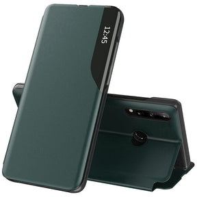 Husa de protectie Techsuit eFold Series compatibil cu Huawei P30 Lite / P30 Lite New Edition, Verde Inchis