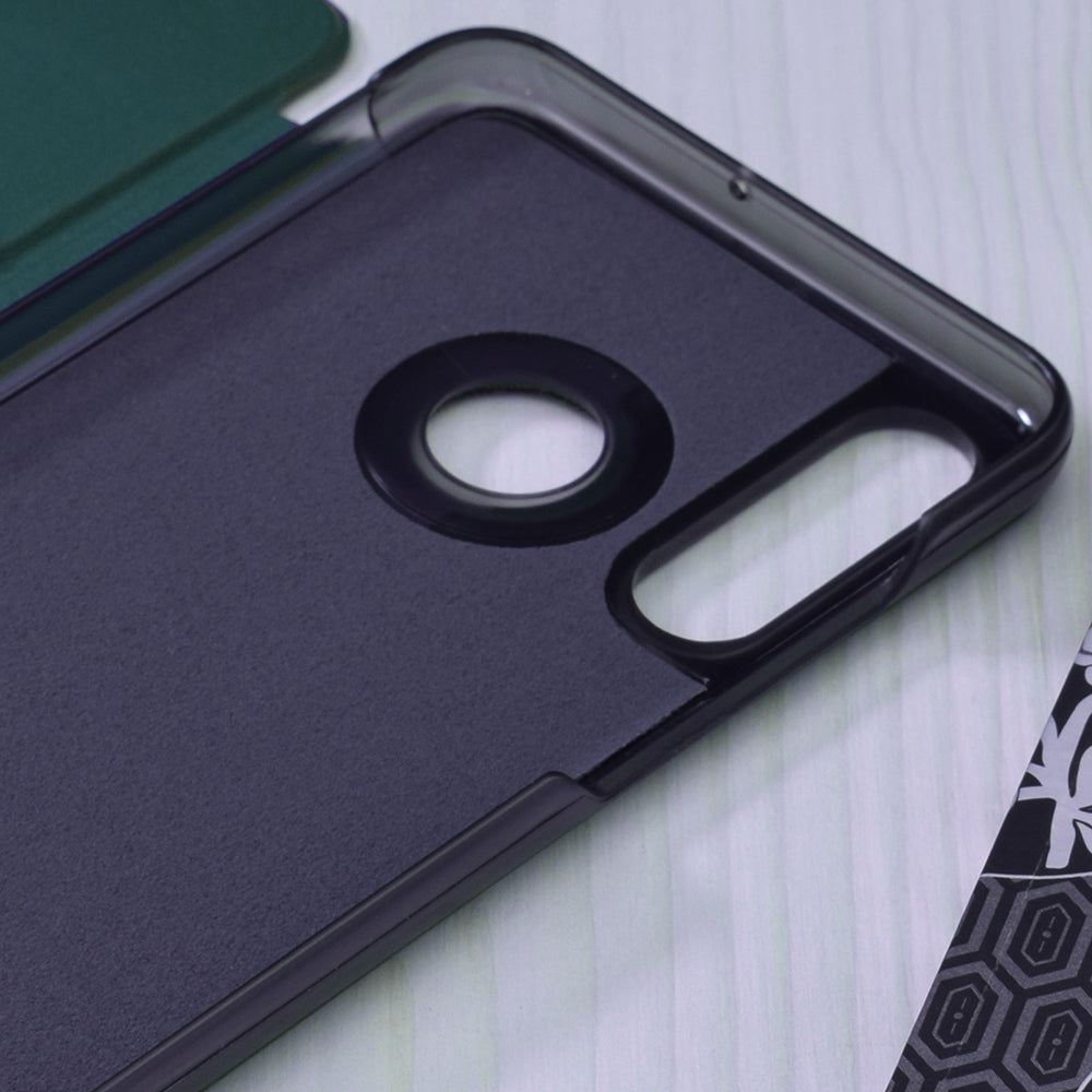 Husa de protectie Techsuit eFold Series compatibil cu Huawei P30 Lite / P30 Lite New Edition, Verde Inchis