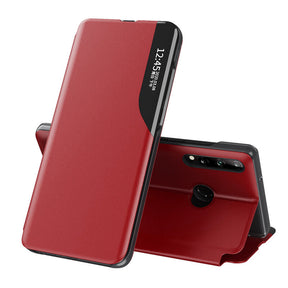 Husa de protectie Techsuit eFold Series compatibil cu Huawei P30 Lite / P30 Lite New Edition, Rosu