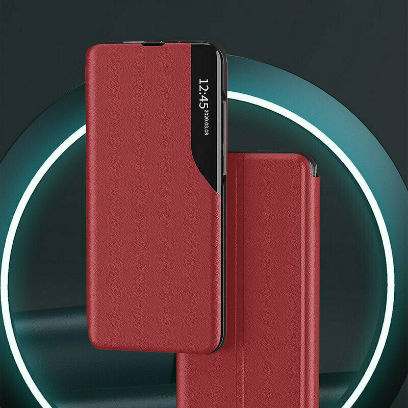 Husa de protectie Techsuit eFold Series compatibil cu Huawei P30 Lite / P30 Lite New Edition, Rosu
