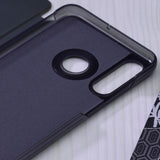 Husa de protectie Techsuit eFold Series compatibil cu Huawei P30 lite / P30 lite New Edition, Albastru Inchis