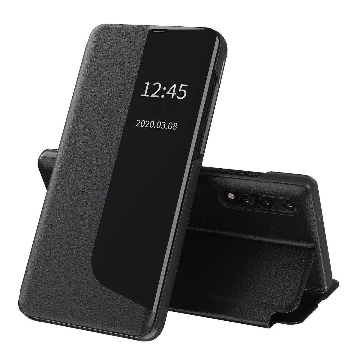 Husa de protectie Techsuit eFold Series compatibil cu Huawei P20 Pro, Negru