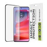 Folie de protectie Techsuit 111D Full Cover / Full Glue Glass / 3D Curved Screen compatibil cu Motorola Edge 50 Pro, Negru