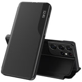 Husa de protectie Techsuit eFold Series compatibil cu Samsung Galaxy S21 Ultra 5G, Negru