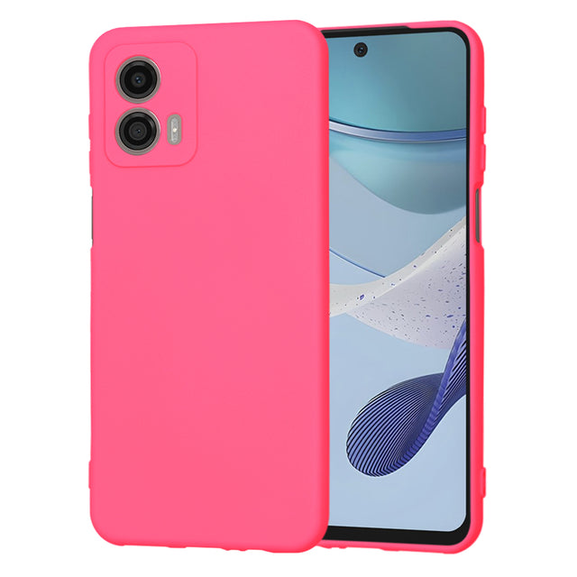 Husa de protectie Techsuit SoftFlex compatibil cu Motorola Moto G53, Roz Intens