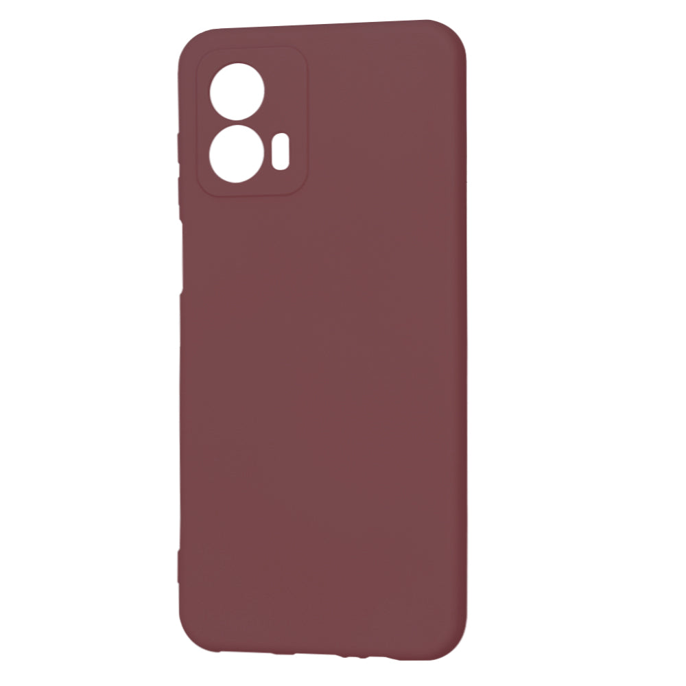 Husa de protectie Techsuit SoftFlex compatibil cu Motorola Moto G53, Plum Red
