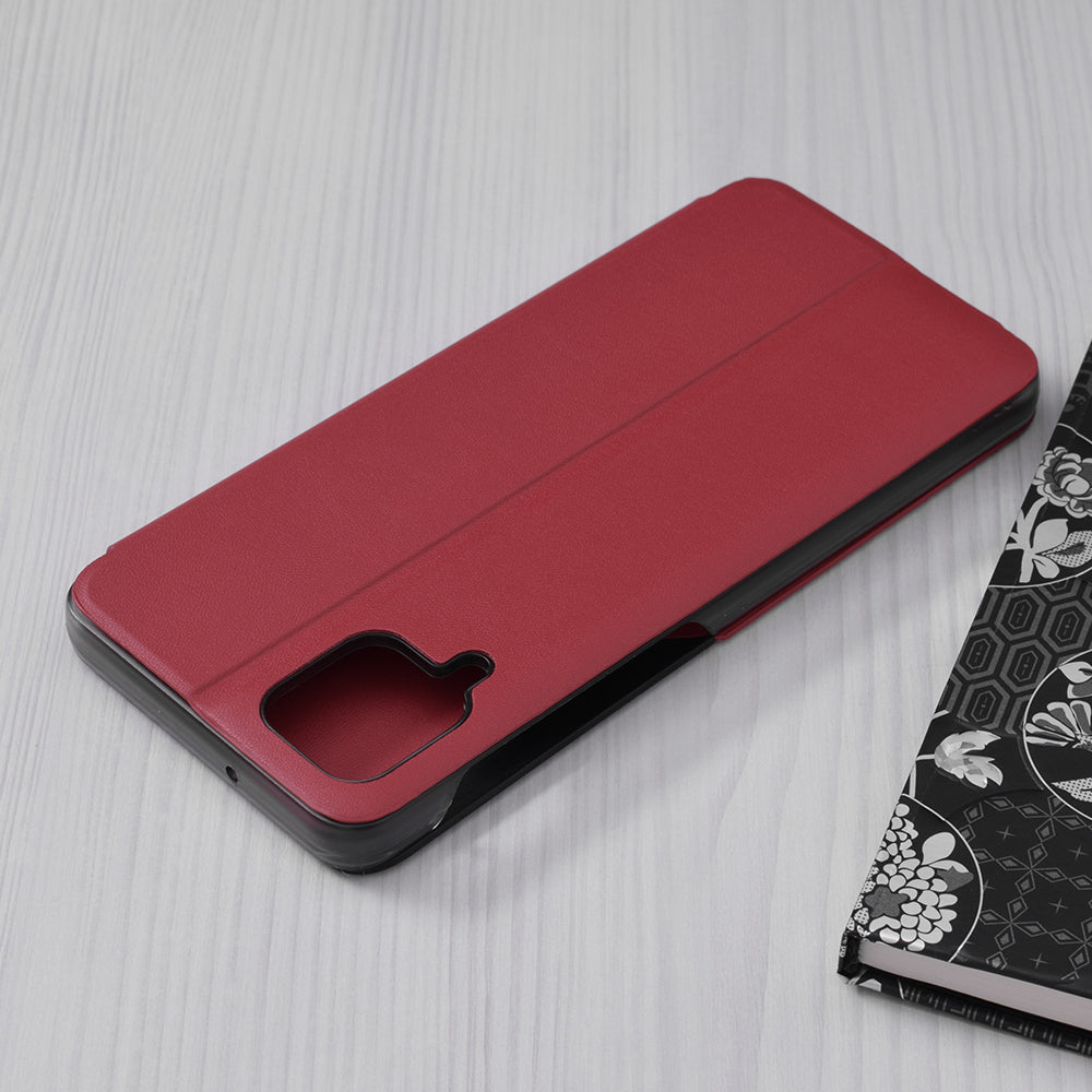 Husa de protectie Techsuit eFold Series compatibil cu Samsung Galaxy A12 / A12 Nacho, Rosu