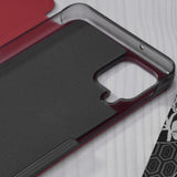 Husa de protectie Techsuit eFold Series compatibil cu Samsung Galaxy A12 / A12 Nacho, Rosu