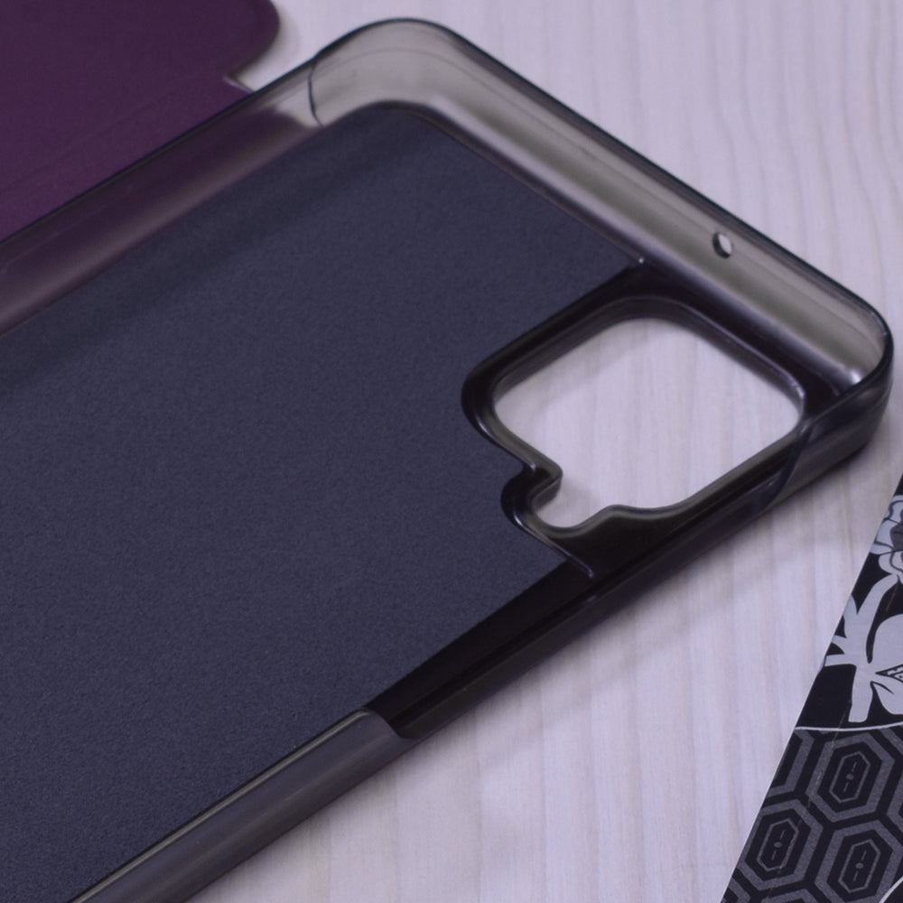 Husa de protectie Techsuit eFold Series compatibil cu Samsung Galaxy A12 / A12 Nacho, Mov